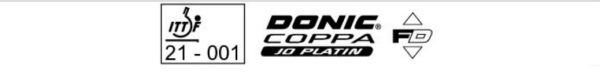 Donic Coppa JO Platin