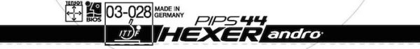 Andro Hexer Pips 44